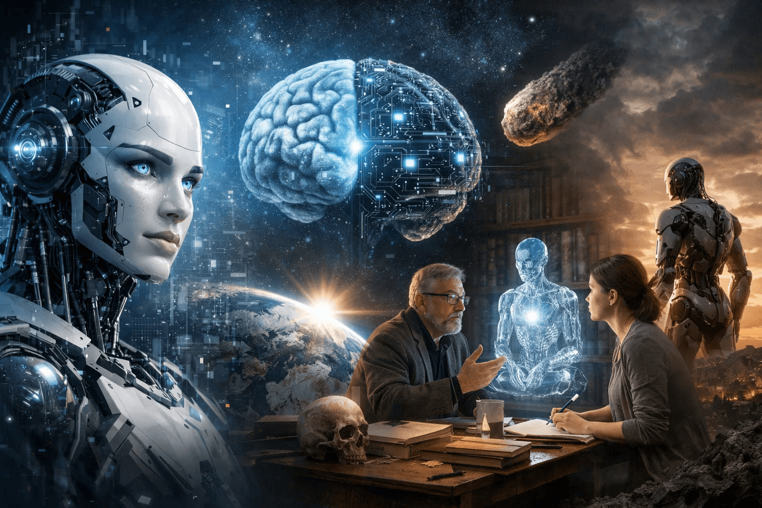 KI & Bewusstsein — Singularität, Existenzrisiken und der ontologische Paradigmenwechsel